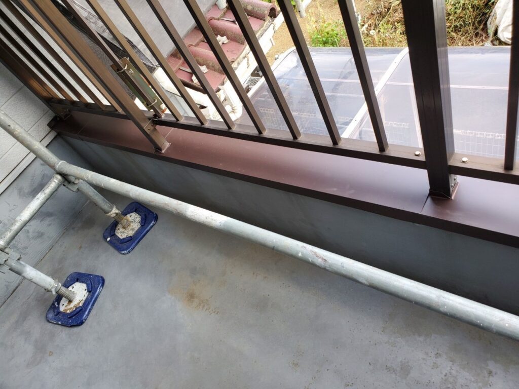 埼玉県さいたま市北区にて雨漏り修理〈ベランダ笠木のコーキング劣化〉 施工後