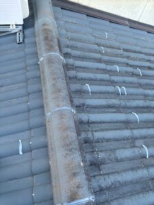 大阪府東大阪市にて雨漏り修理〈モニエル瓦シーリング補修 施工後