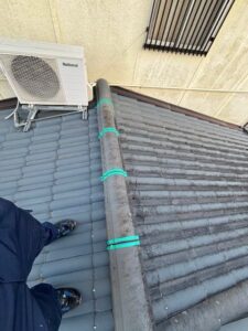 雨漏り修理〈モニエル瓦シーリング補修〉
施行中