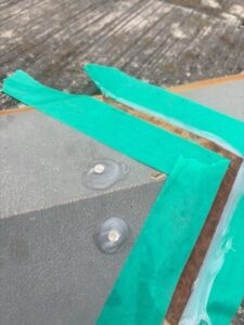 雨漏り修理 施工中