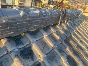 雨漏り修理〈瓦止め補修〉施工後
