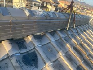 雨漏り修理〈瓦止め補修〉施工後