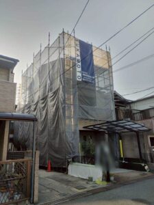 雨漏り修理 足場