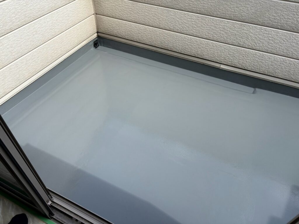 雨漏り修理 ベランダ塗装後