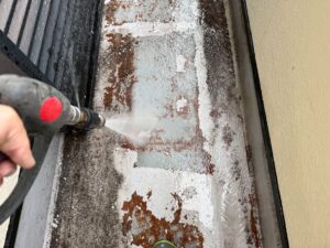 防水塗装工事 高圧洗浄