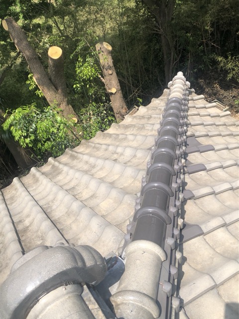 瓦屋根修理 施工後