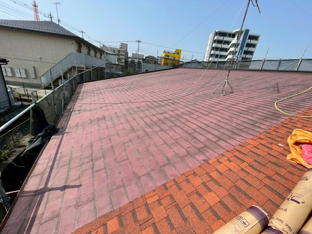 屋根カバー工法 施工前