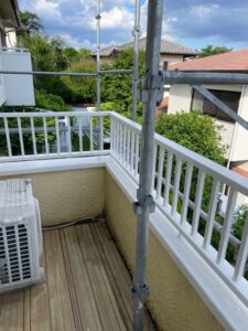ベランダ手すり塗装 施工後