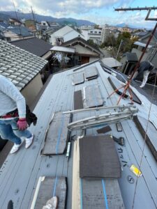 葺き替え工事 カラーベスト新設