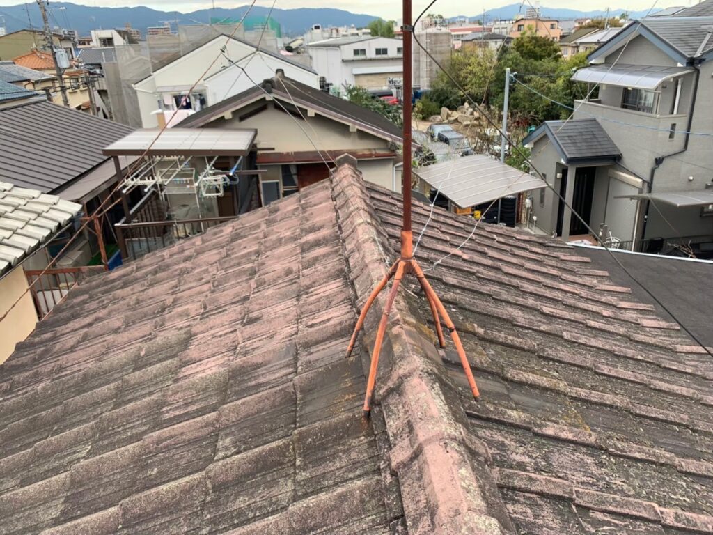 葺き替え工事 既存屋根