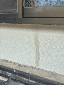雨漏り発生部外壁クラック補修工事 施工後