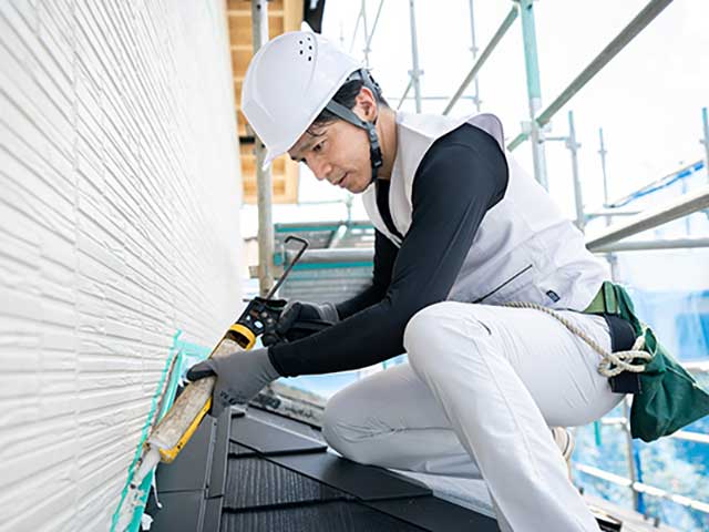 雨漏り修理の様子