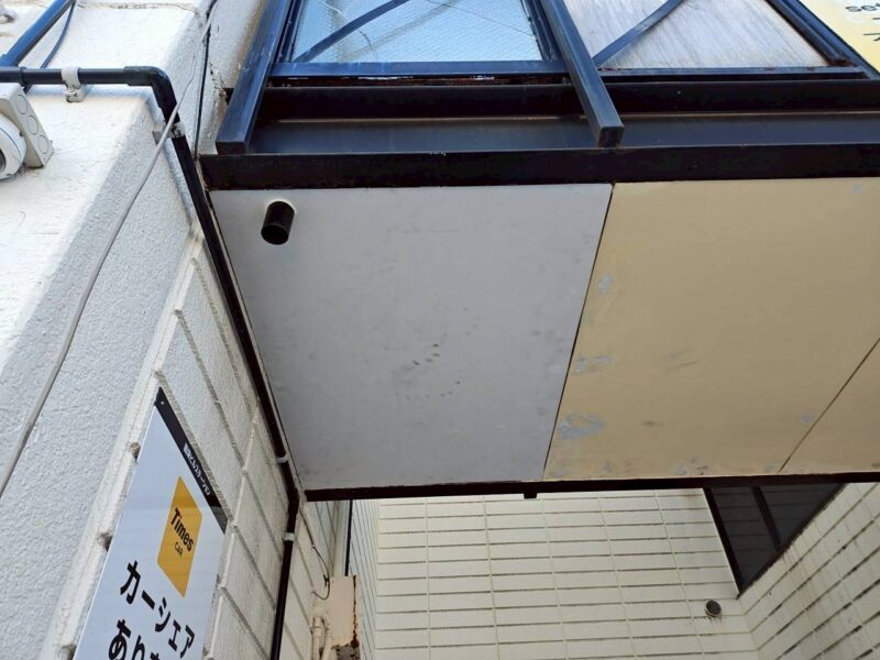 堺市にて雨漏り修理〈テナントビル雨漏り修理・渡り廊下からの漏水対応〉 施工後