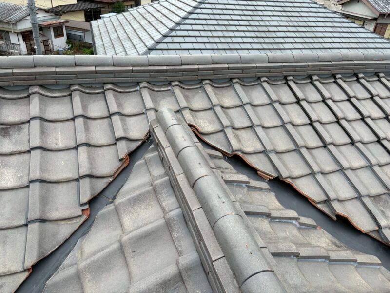 浜松市にて雨漏り修理〈和室部屋の雨漏り・谷板金の穴あき〉 施工後